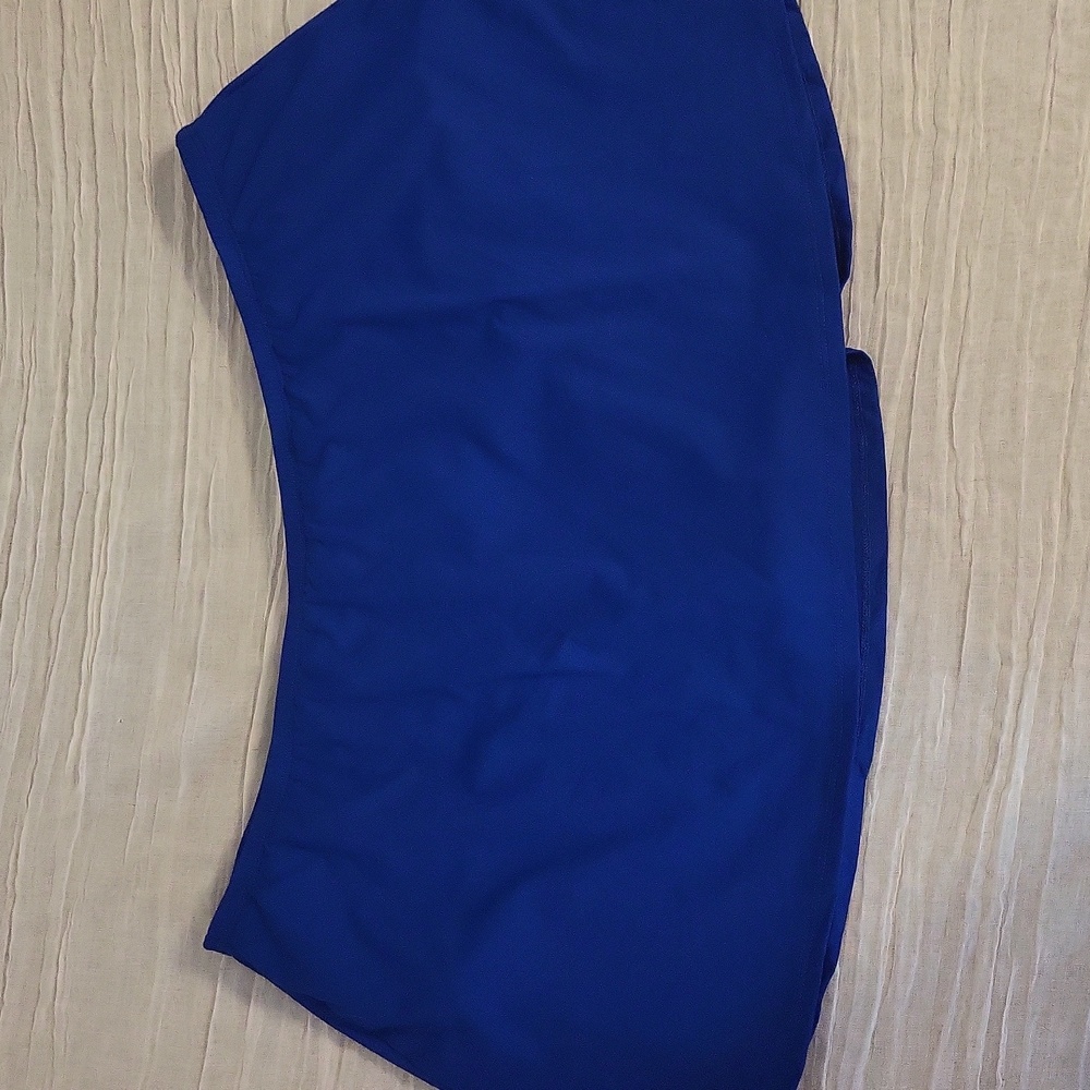Liz Claiborne 18 W blue lined swim skirt